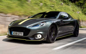 Caption: Aston Martin Rapide S – A Fusion of Power and Luxury — MacBook Air M1 Picha ya Ukuta