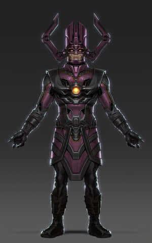 Caption: The Mighty Galactus Looming Over a Planet — Nubia Flip2 Picha ya Ukuta