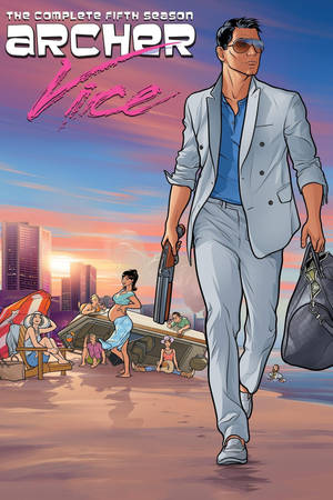 Captivating Archer Vice Poster — Huawei MatePad Air (2025) Picha ya Ukuta