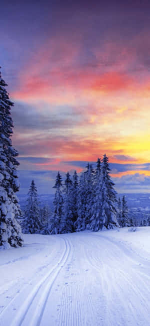 Iphone Xs Max Winter Background — Moto G17 Power Picha ya Ukuta