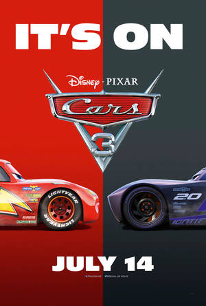 Cars 3 Poster Lightning Vs Jackson — Huawei MatePad Air (2026) Picha ya Ukuta