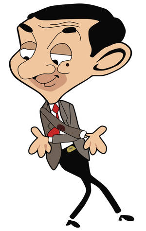 Cartoon Mr Bean 4K — Xiaomi Pad Mini Picha ya Ukuta