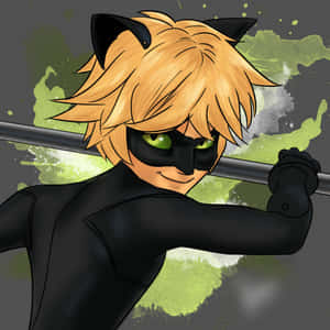 Picha za Cat Noir — Paka katuni Picha ya Ukuta