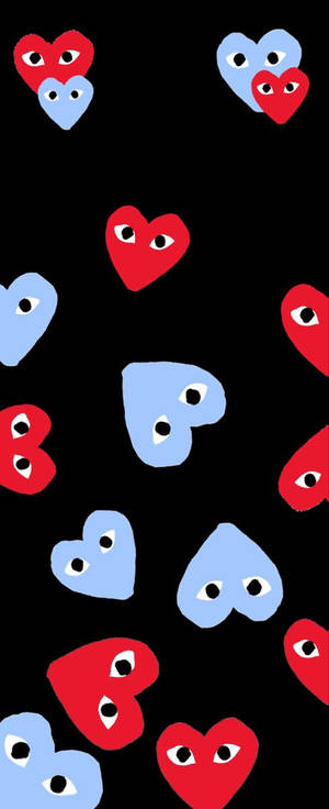 CDG nyekundu na bluu wallpaper — Motorola Razr Picha ya Ukuta