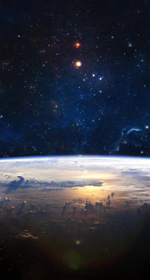Celestial Body In Space iPhone SE — iPhone Se Picha ya Ukuta