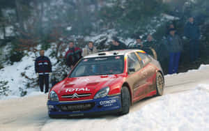 Championship ya Ice Racing ya Kasi ya Juu — MacBook Air M1 Picha ya Ukuta