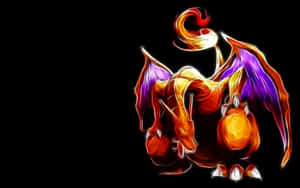 Charizard Mwenye Moto Mkali — Pokemon baridi Picha ya Ukuta