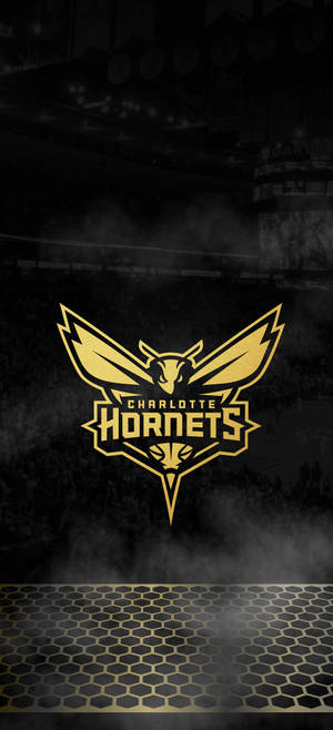 Charlotte Hornets katika black wallpaper — iPhone 17 Pro Picha ya Ukuta
