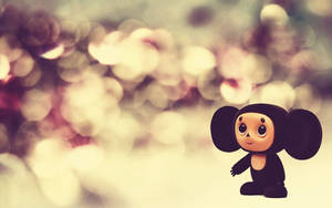 Cheburashka Bokeh Saha Kompyuta — Mzuri wa desktop Picha ya Ukuta