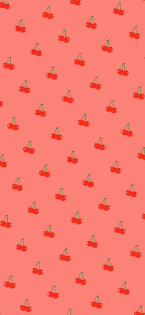 Cute Cherries With Shiny Red Surface — Oppo A6 Picha ya Ukuta