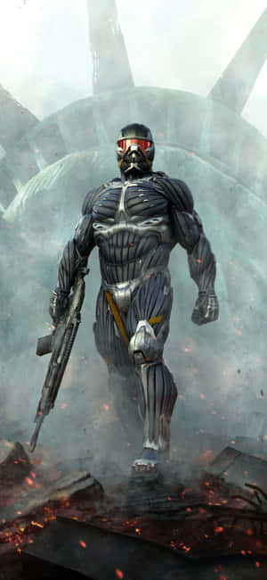 Iphone X Crysis 3 Background — Redmi Turbo 5 Max Picha ya Ukuta