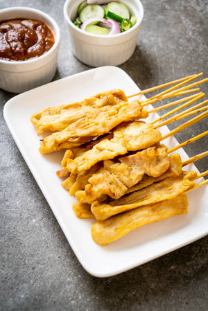 Chicken Satay ya Kikamilifu - Mshindi wa Asia ya Kusini — Huawei MatePad 11.5 S (2025) Picha ya Ukuta