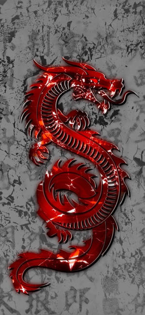 Chinese red Eastern dragon wallpaper — iPhone 17e Picha ya Ukuta