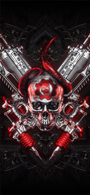 Cool Gears Of War 5 — iPhone 13 Mini Picha ya Ukuta