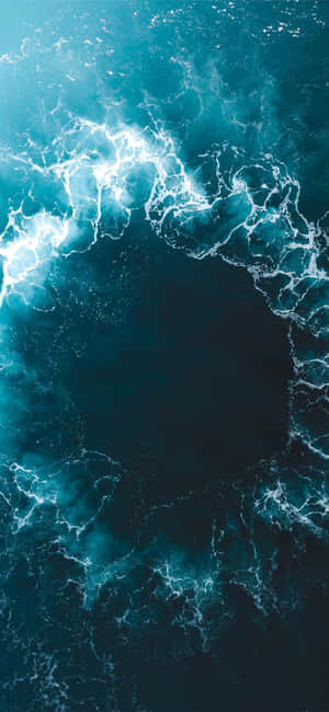 Ocean Aesthetic Phone — iPhone 14 Pro Picha ya Ukuta