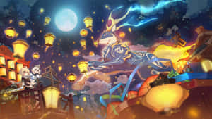 Mandhari ya Genshin Impact — Genshin impact Picha ya Ukuta