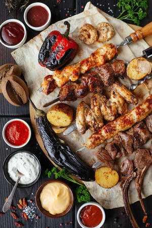 Churrasco Juu ya Kijiti — Huawei MatePad 11.5 S (2025) Picha ya Ukuta