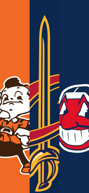 Cleveland Browns And Other Teams wallpaper — iPhone 15 Pro Picha ya Ukuta