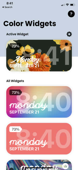 Picha za Widget — Moto G77 Power Picha ya Ukuta