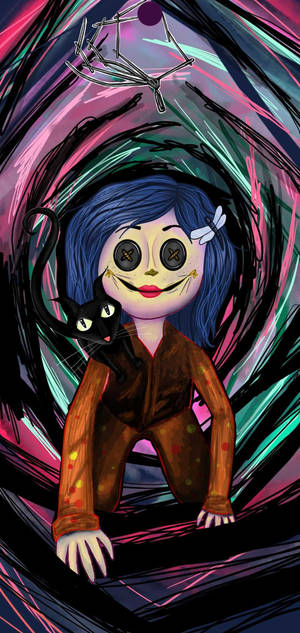 Coraline Digital Art wallpaper. — iPhone 18 Pro Max Picha ya Ukuta