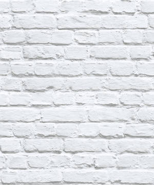 Shabby painted white brick wall wallpaper in uneven pattern — Motorola Razr Ultra 2026 Picha ya Ukuta