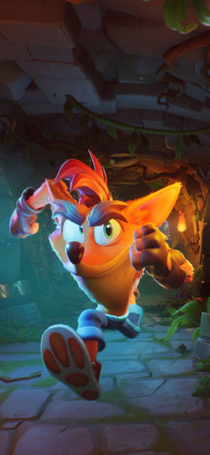 Crash bandicoot run wallpaper — iPhone 17 Pro Max Picha ya Ukuta