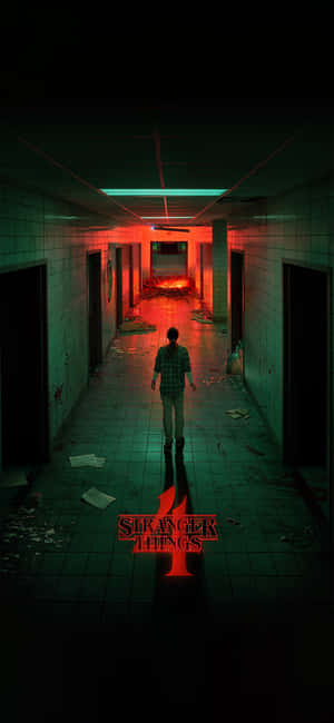 Creepy Stranger Things Hallway — Oppo Find X9 Picha ya Ukuta