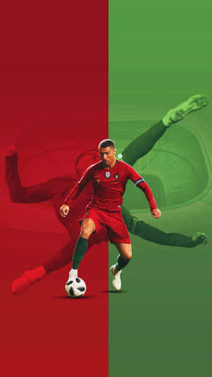 Cristiano Ronaldo katika Hatua — Cristiano ronaldo Picha ya Ukuta