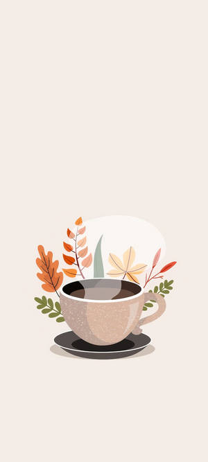 Cup Of Coffee Aesthetic — Infinix Zero 40 Picha ya Ukuta