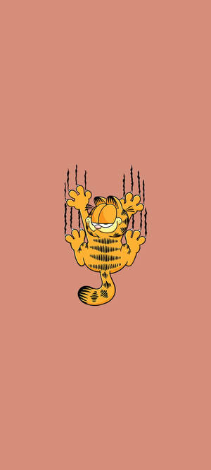 Cute Aesthetic Cartoon Garfield — POCO C71 Picha ya Ukuta