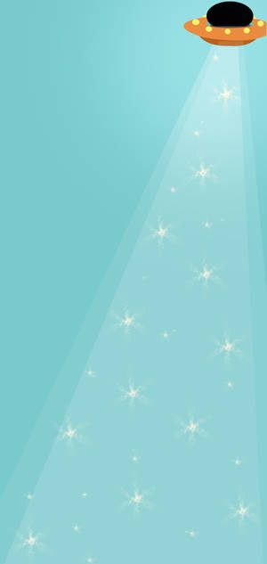 Wallpaper ya Cute S10+ UFO — iPhone 13 Pro Picha ya Ukuta