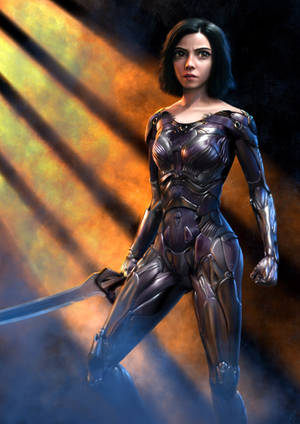 Cyborg Body Alita: Battle Angel wallpaper. — Oppo Pad 5 Pro Picha ya Ukuta