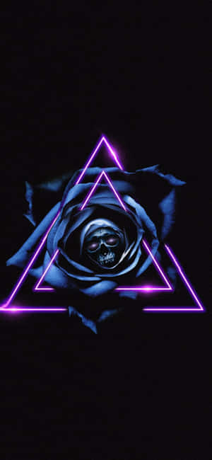 Dark Blue Rose Abstract — POCO F7 Ultra Picha ya Ukuta