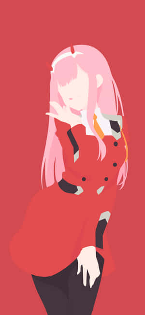 Darling In The Franxx Minimal Anime — Vivo V70 Lite Picha ya Ukuta