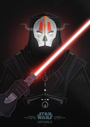 Darth Nihilus vector art wallpaper — OnePlus Pad Go 2 Picha ya Ukuta