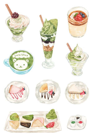 Delectable Array of Japanese Sweets — Vivo Pad SE Picha ya Ukuta