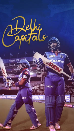 Delhi Capitals Batsman wallpaper — 9:16 Picha ya Ukuta