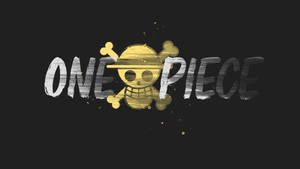 One Piece Desktop Logo ya Mwamba wa Dhahabu — One Piece desktop Picha ya Ukuta
