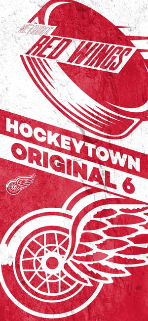 Detroit Red Wings Hockey Town wallpaper — iPhone 17 Picha ya Ukuta