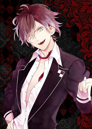 Diabolik Lovers Ayato red poster wallpaper — OnePlus Pad Go 2 Picha ya Ukuta