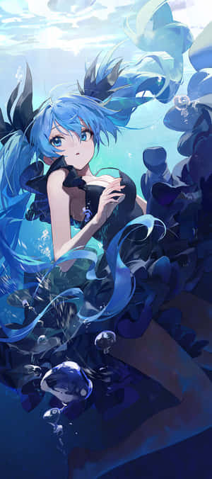 Hatsune Miku Phone — Huawei Mate X7 Picha ya Ukuta