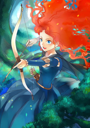 Disney Brave Anime Art wallpaper — IQOO Pad5c Picha ya Ukuta