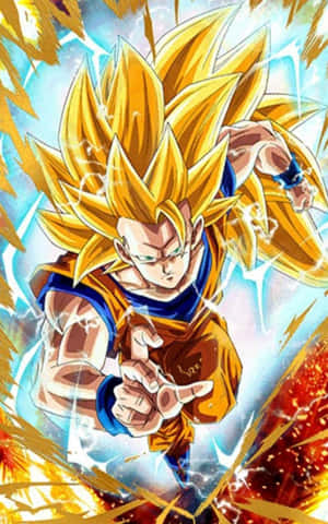 Dive into the Power of Super Saiyan — Nubia Flip2 Picha ya Ukuta