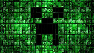 Minecraft Creeper Collage wallpaper. — 2560x1440 Picha ya Ukuta