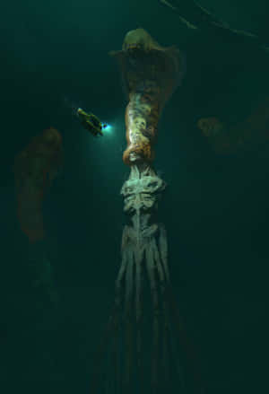 Scary Underwater Pictures — Honor Pad GT2 Pro Picha ya Ukuta