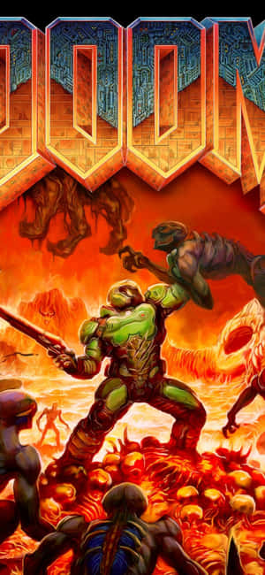 Iphone Xs Doom Background — Redmi Turbo Picha ya Ukuta