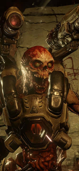 Iphone Xs Doom Background — Realme Neo7x Picha ya Ukuta