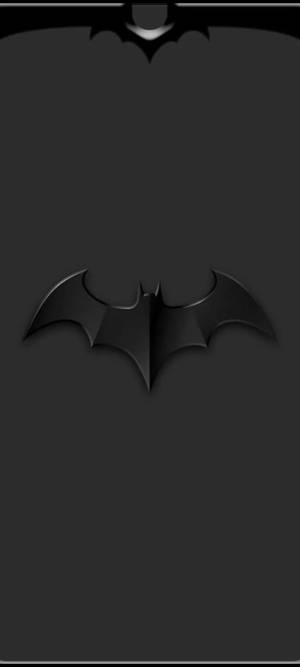 Dot Notch Alama ya Bat ya Batman — iPhone 15 Picha ya Ukuta