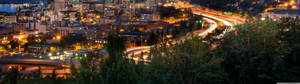 Picha ya mjini ya wallpaper ya Downtown Seattle. — 5120x1440 Picha ya Ukuta
