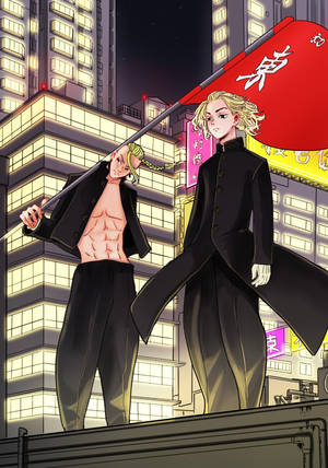 Draken na Mikey Tokyo Revengers — Mikey tokyo revengers Picha ya Ukuta